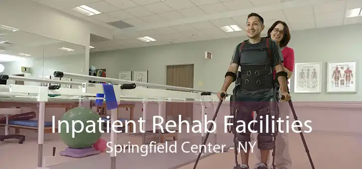 Inpatient Rehab Facilities Springfield Center - NY