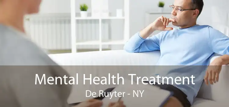 Mental Health Treatment De Ruyter - NY