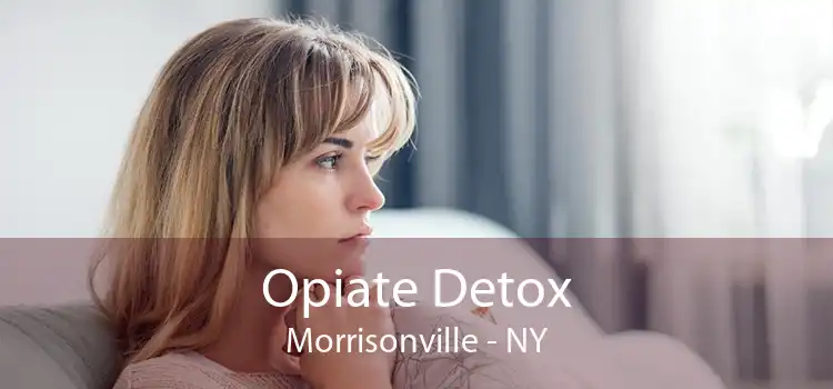 Opiate Detox Morrisonville - NY