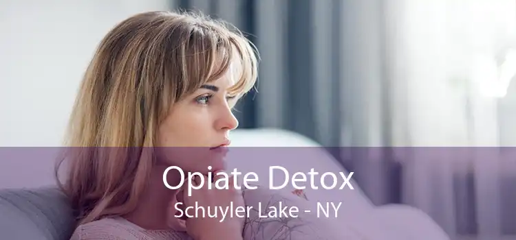 Opiate Detox Schuyler Lake - NY
