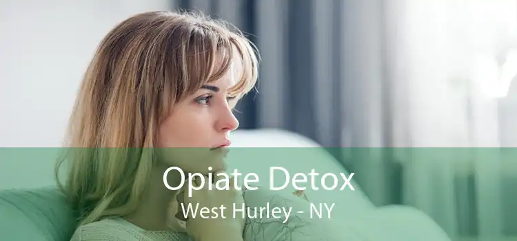 Opiate Detox West Hurley - NY