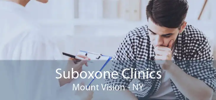 Suboxone Clinics Mount Vision - NY